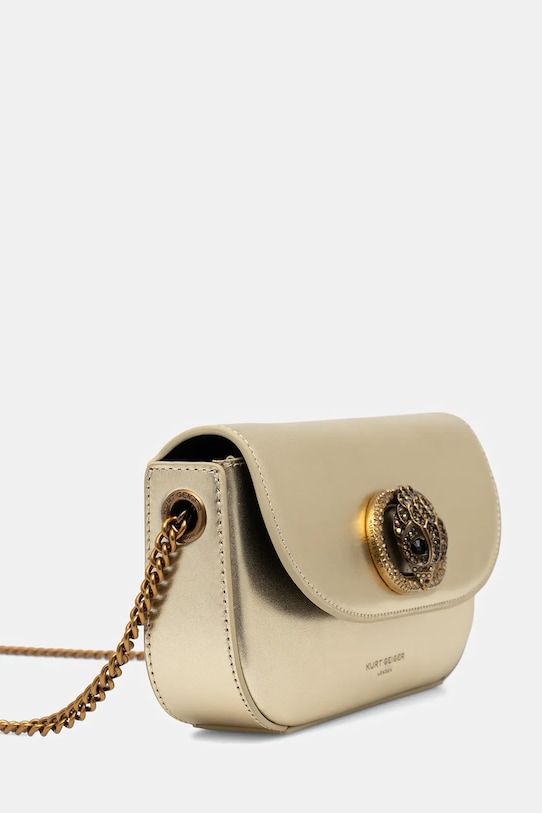 Kurt Geiger London torebka skórzana 3591561109 złoty AW25