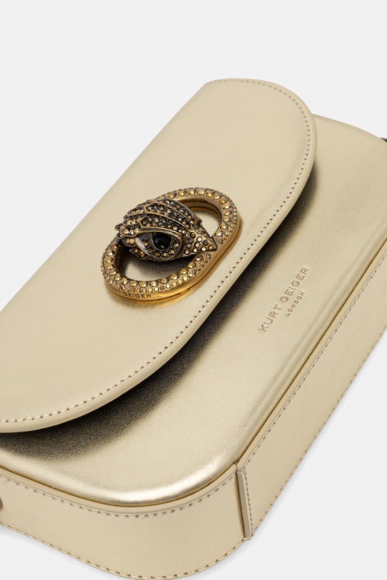 Kurt Geiger London torebka skórzana złoty 3591561109