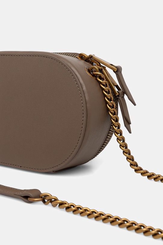 Akcesoria Kurt Geiger London torebka skórzana 3600637109 brązowy