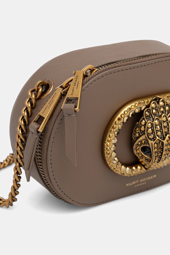 Kurt Geiger London torebka skórzana brązowy 3600637109