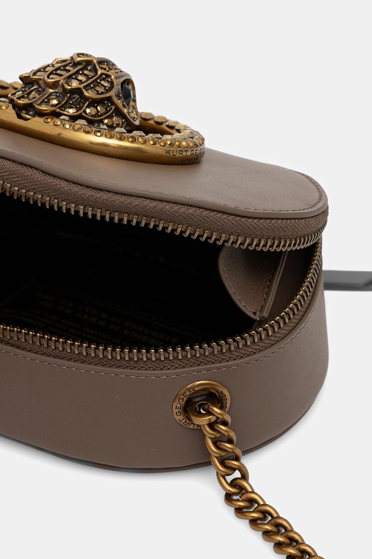 Kurt Geiger London torebka skórzana 3600637109 brązowy