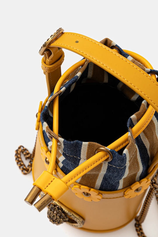 Kurt Geiger London torebka skórzana 4354794169 żółty