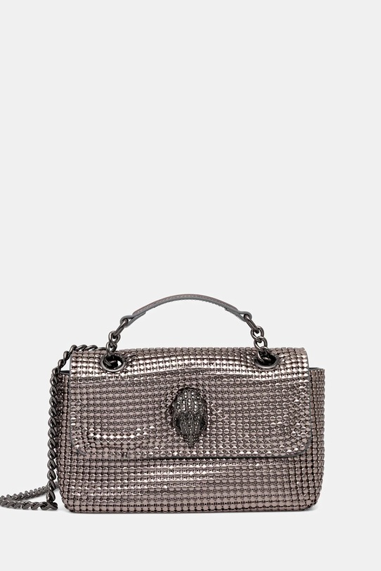 Kurt Geiger London torebka KENSINGTON nie mieści A4 srebrny 4703264999