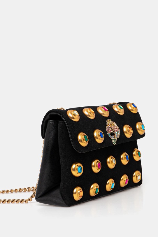Kurt Geiger London torebka skórzana KENSINGTON 4700200209 czarny AW25