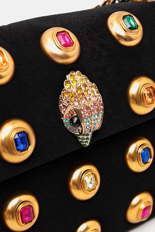 Kurt Geiger London torebka skórzana KENSINGTON czarny 4700200209