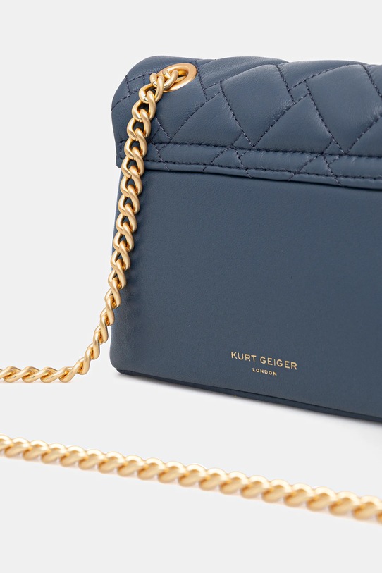 Kurt Geiger London torebka skórzana KENSINGTON granatowy 4372889109