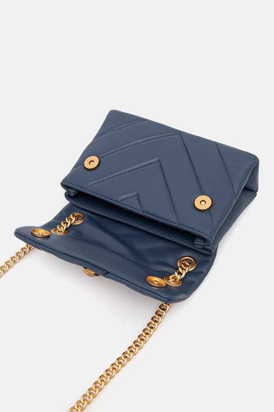 Kurt Geiger London torebka skórzana KENSINGTON 4372889109 granatowy