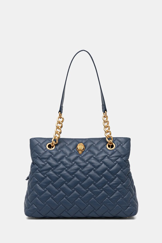 Kurt Geiger London torebka skórzana KENSINGTON skóra licowa granatowy 2054989109