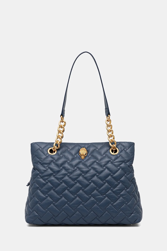 Kožna torba Kurt Geiger London KENSINGTON bez uzorka mornarsko plava 2054989109