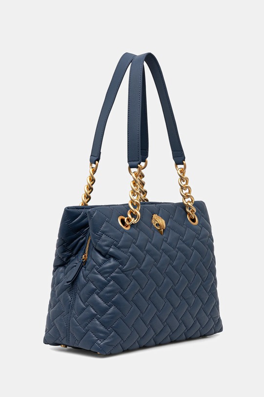 Kurt Geiger London torebka skórzana KENSINGTON 2054989109 granatowy AW25