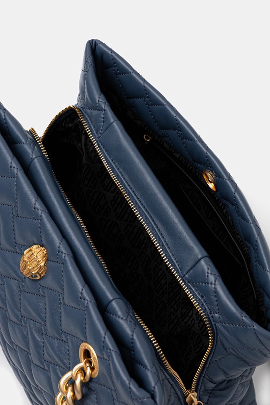 Kurt Geiger London torebka skórzana KENSINGTON 2054989109 granatowy