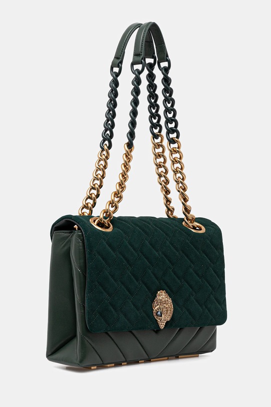 Kurt Geiger London torebka skórzana KENSINGTON 9959871219 zielony AW25