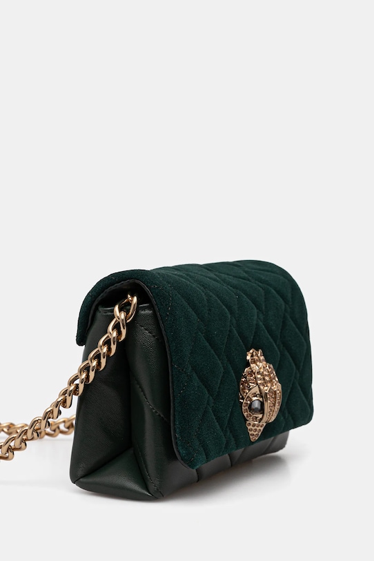 Kurt Geiger London geantă de piele KENSINGTON 9594571219 verde AW25