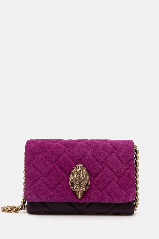 Kurt Geiger London torebka skórzana KENSINGTON skóra licowa różowy 9594552219