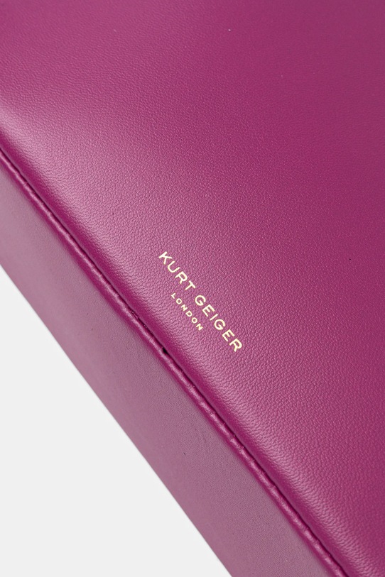 Kurt Geiger London torebka skórzana KENSINGTON różowy 3586252219