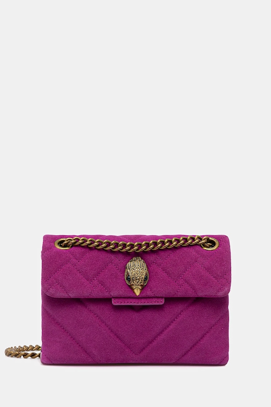 Kurt Geiger London geantă de mână din piele întoarsă KENSINGTON incape in A4 roz 4372852219