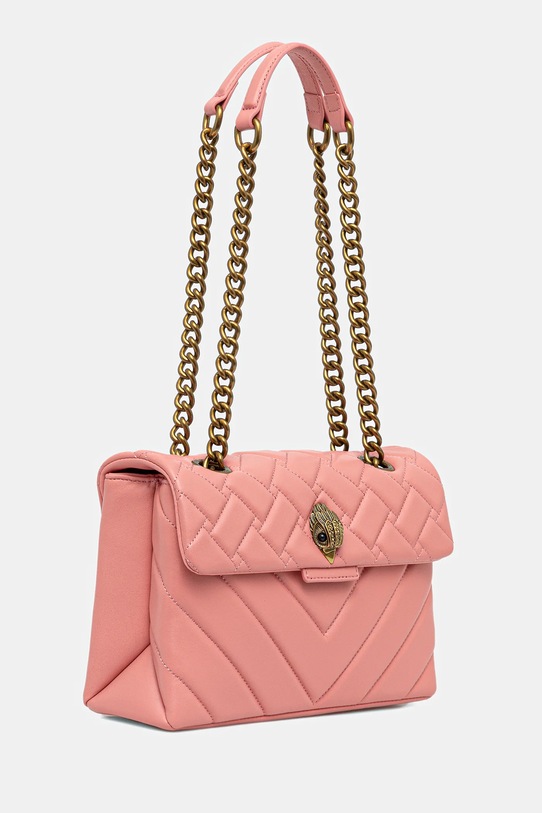 Kurt Geiger London torebka skórzana KENSINGTON 3586257109 pomarańczowy AW25