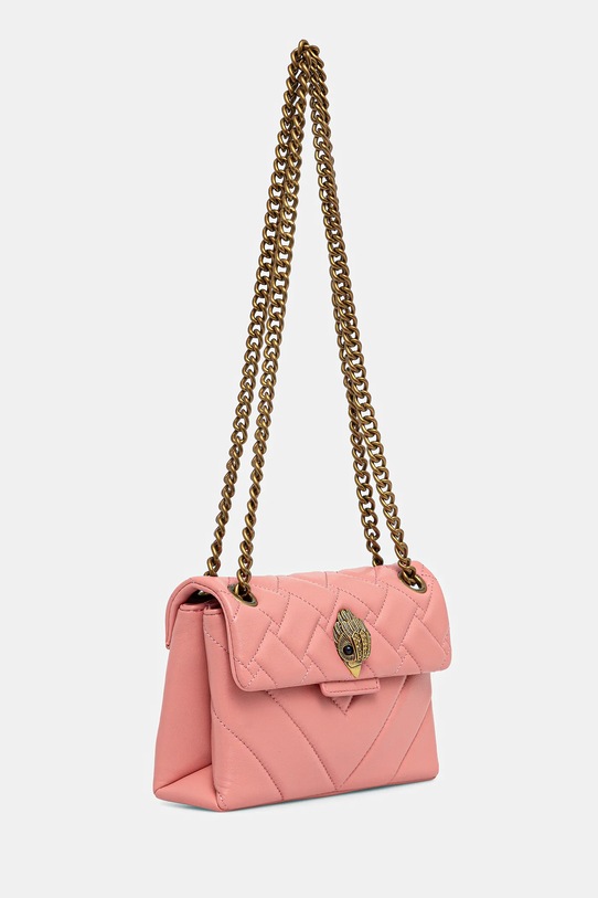 Kurt Geiger London torebka skórzana KENSINGTON 4372857109 pomarańczowy AW25