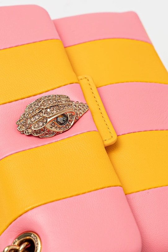 Kurt Geiger London torebka skórzana KENSINGTON różowy 3582257109