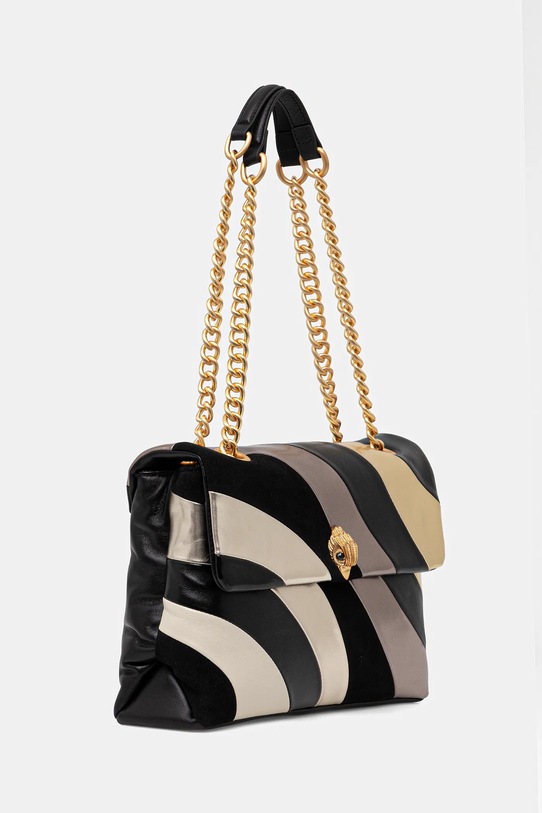 Kurt Geiger London torebka skórzana KENSINGTON 9796565109 czarny AW25
