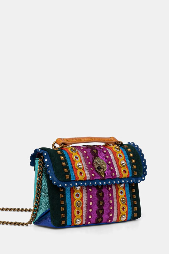 Kurt Geiger London torebka skórzana KENSINGTON 4697099109 różowy AW25