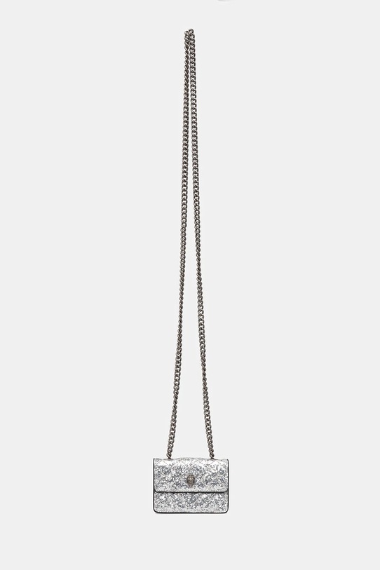 Kurt Geiger London torebka KENSINGTON nie mieści A4 srebrny 4574563999
