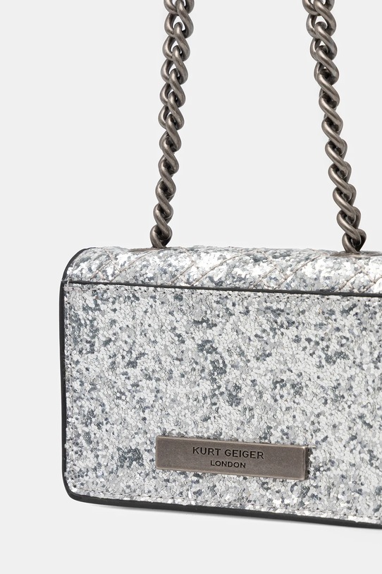 Akcesoria Kurt Geiger London torebka KENSINGTON 4574563999 srebrny