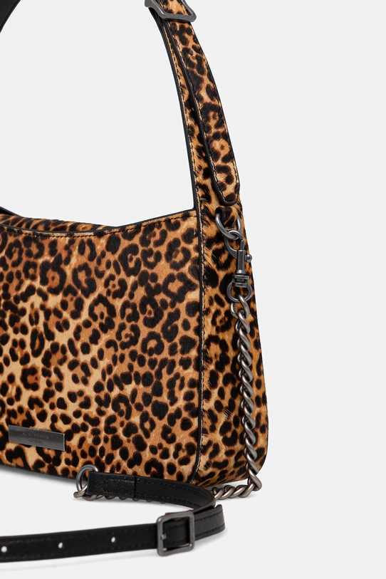 Akcesoria Kurt Geiger London torebka skórzana 3534339019 brązowy