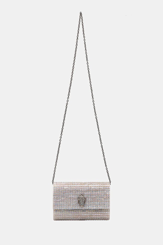 Kurt Geiger London kopertówka nie mieści A4 srebrny 2746644979