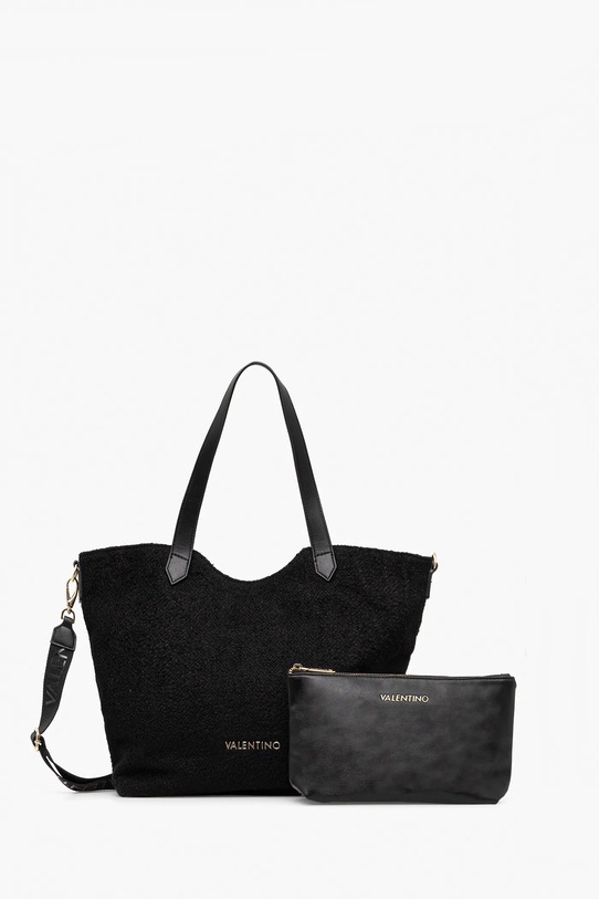 Kabelka Valentino Bags COURMAYEUR textilný čierna VBS7GG01WO