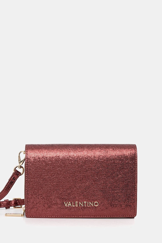 Valentino Bags torebka EMBER nie mieści A4 bordowy VBS9IE17GLI