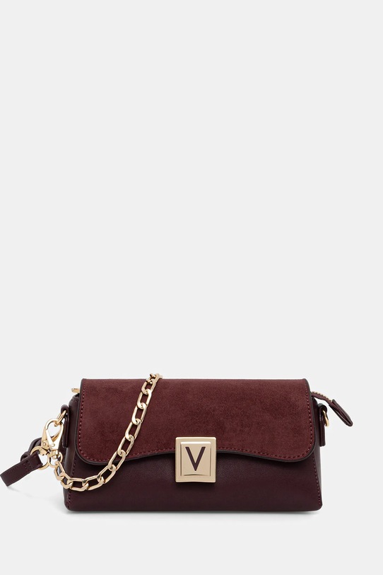 Valentino Bags torebka EVISSA nie mieści A4 bordowy VBS9J009CAM