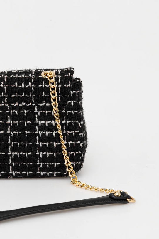 Accesorii Valentino Bags geantă TWEED VBS9JP05 negru