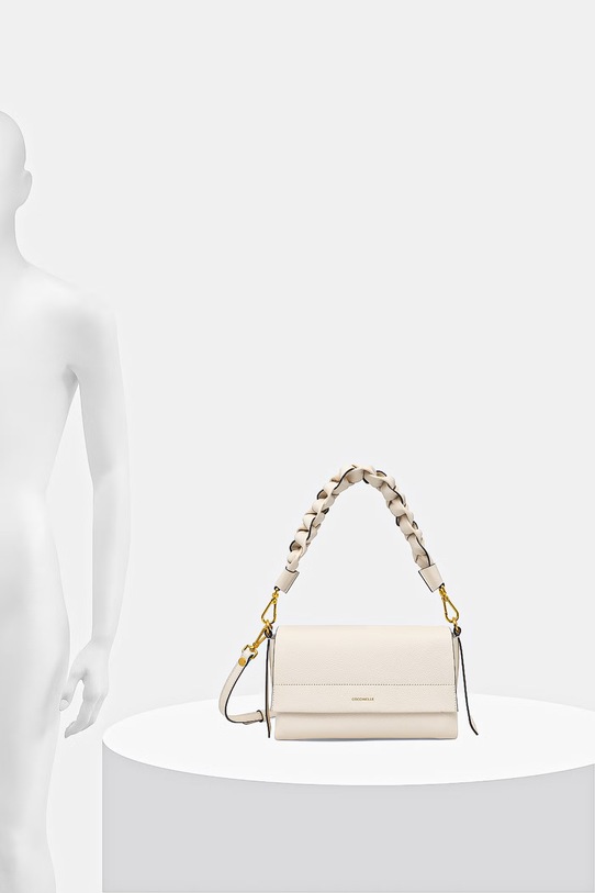 Coccinelle torebka skórzana BOHEME GRANA DOUBLE E1.M50.12.01.01