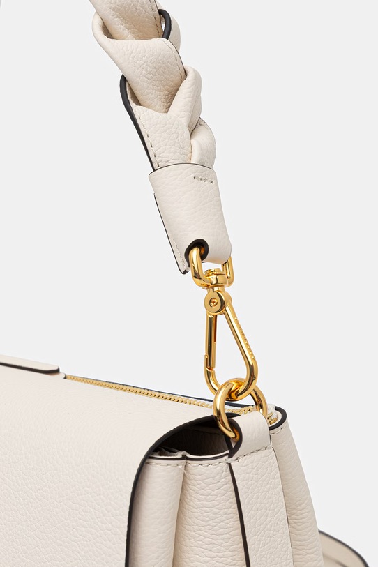 Coccinelle torebka skórzana BOHEME GRANA DOUBLE beżowy E1.M50.12.01.01