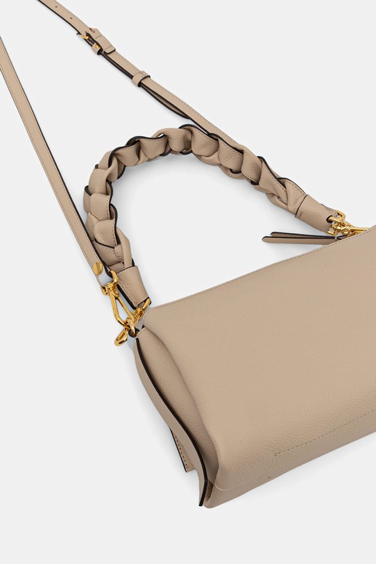 Akcesoria Coccinelle torebka skórzana BOHEME GRANA DOUBLE E1.M50.12.01.01 beżowy