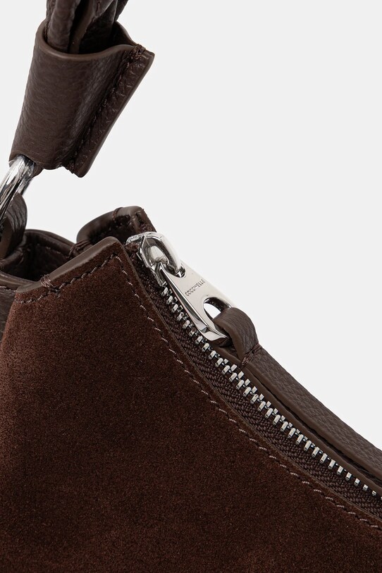 Coccinelle torebka zamszowa BOHEME SUEDE BIMATERIAL brązowy E1.P6P.13.03.01