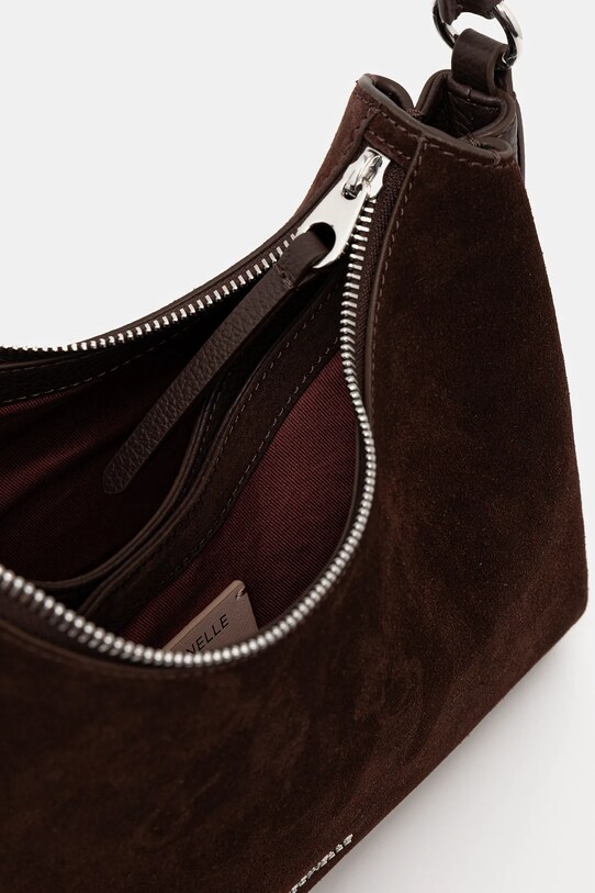 Coccinelle torebka zamszowa BOHEME SUEDE BIMATERIAL E1.P6P.13.03.01 brązowy