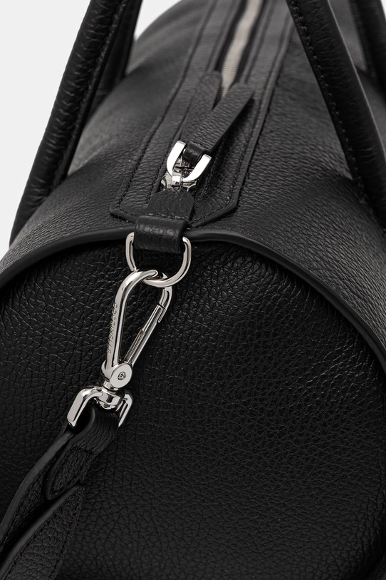 Kožená kabelka Coccinelle COCCINELLEMYRTHA MAXI LOG černá E1.QBB.18.03.01