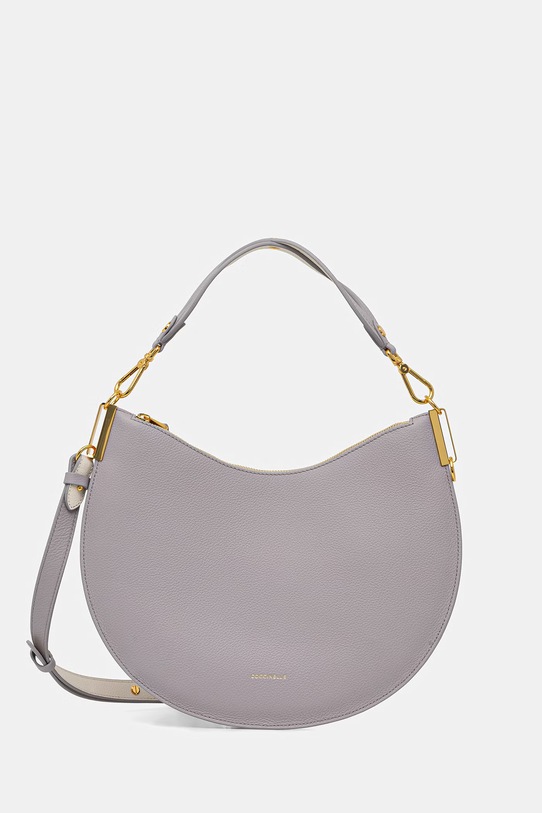 Kožená kabelka Coccinelle COCCINELLESUNUP přírodní kůže fialová E1.QKF.13.02.01