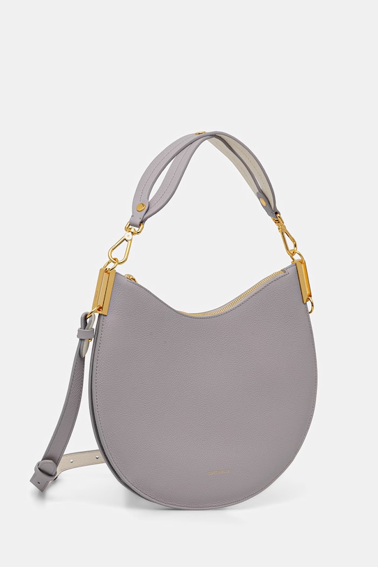 Kožená kabelka Coccinelle COCCINELLESUNUP E1.QKF.13.02.01 fialová AW25