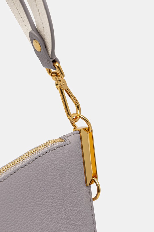 Kožená kabelka Coccinelle COCCINELLESUNUP fialová E1.QKF.13.02.01