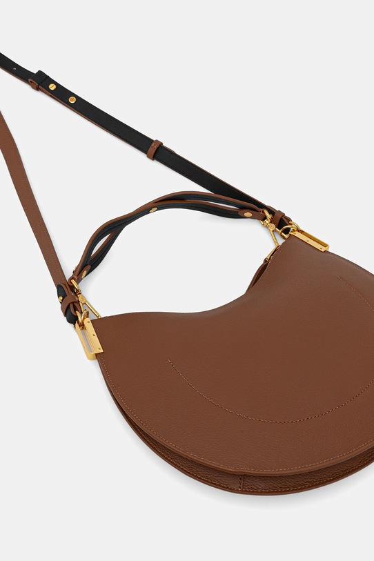 Akcesoria Coccinelle torebka skórzana COCCINELLESUNUP E1.QKF.13.02.01 brązowy