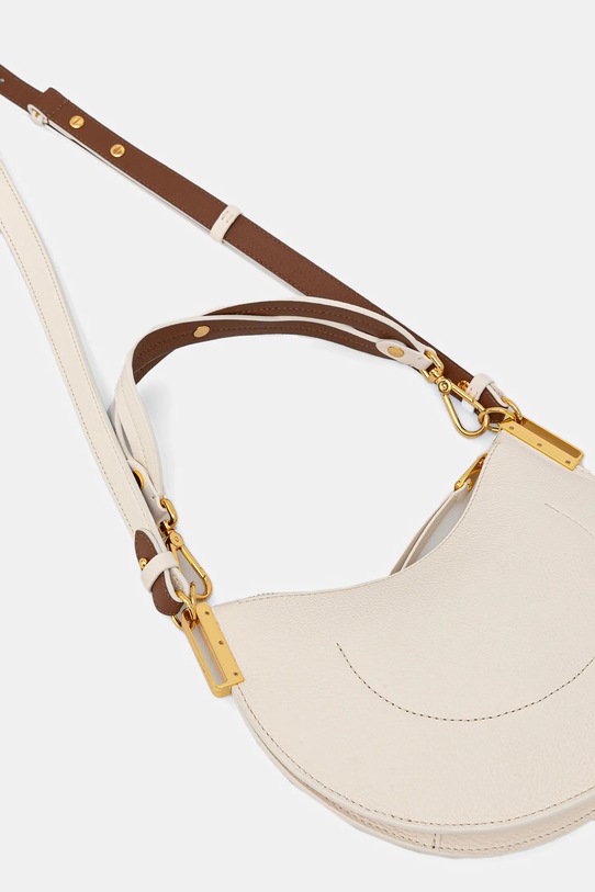 Akcesoria Coccinelle torebka skórzana COCCINELLESUNUP E1.QKF.13.03.01 beżowy