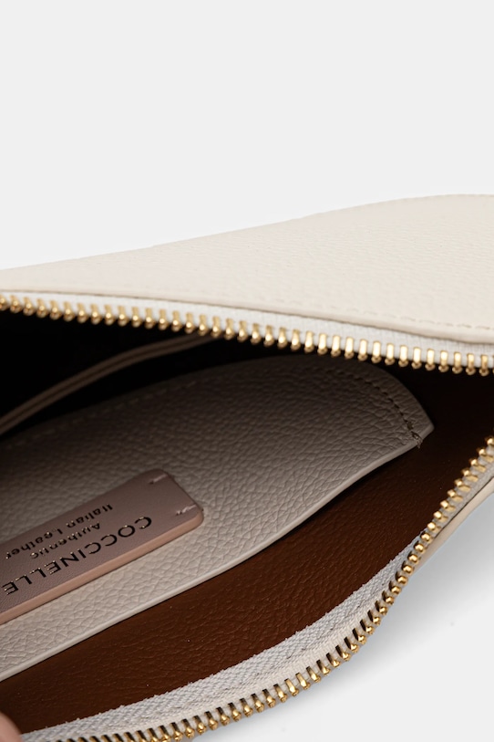 Coccinelle torebka skórzana COCCINELLESUNUP beżowy E1.QKF.13.03.01