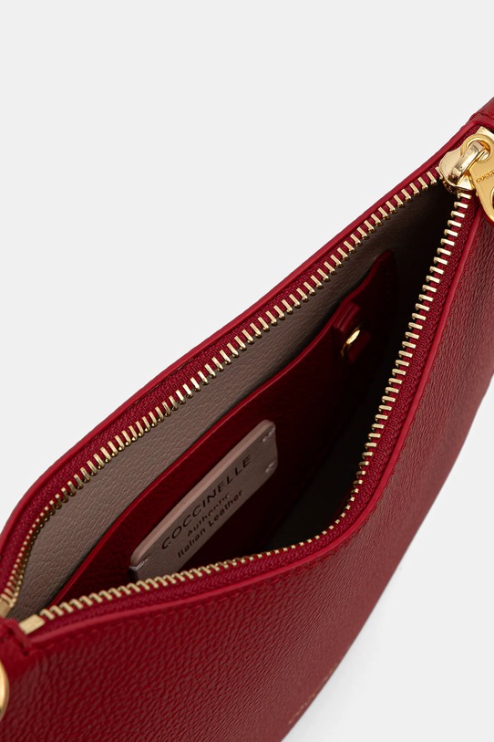 Coccinelle torebka skórzana COCCINELLESUNUP E1.QKF.13.03.01 czerwony