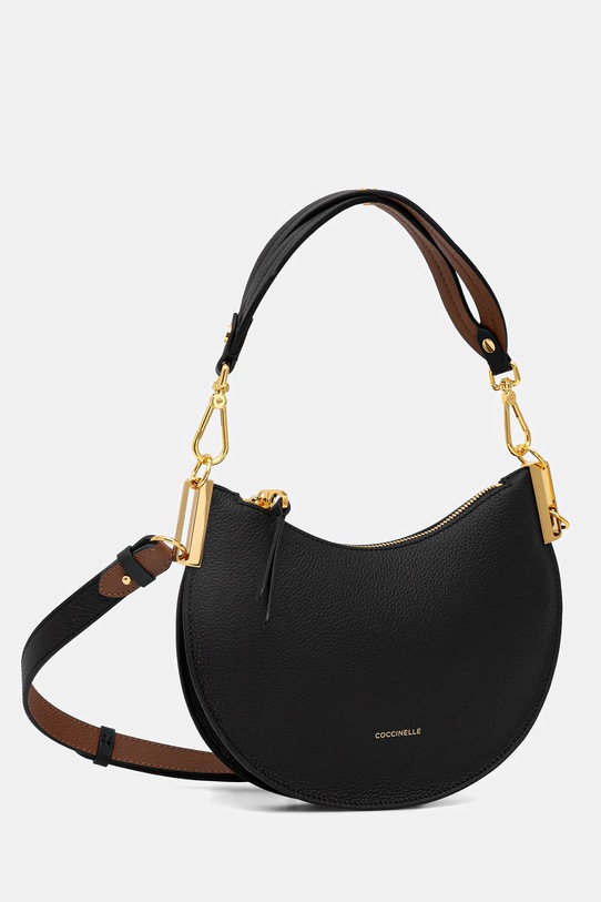 Coccinelle geantă de piele COCCINELLESUNUP E1.QKF.13.03.01 negru AW25