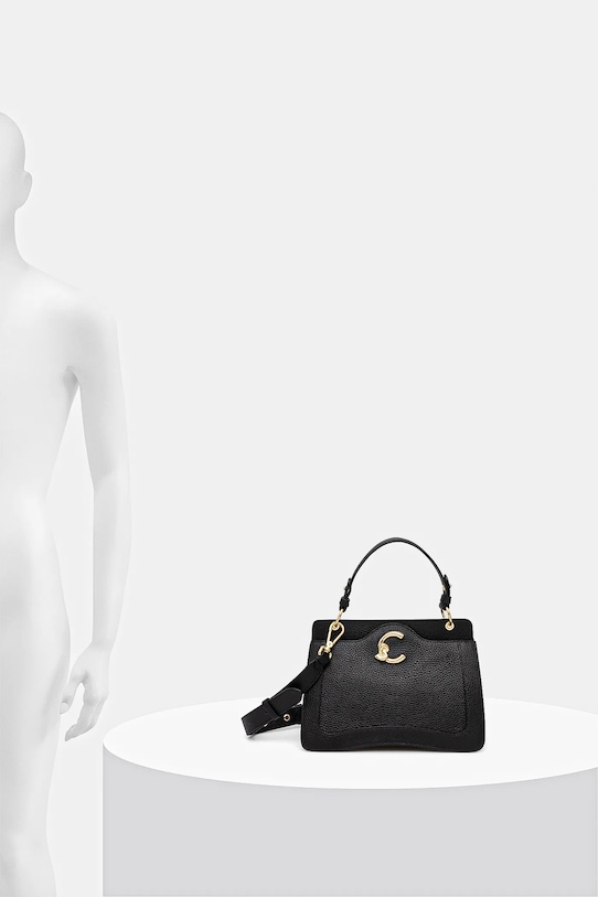 Kožená kabelka Coccinelle COCCINELLE C-ME E1.SSL.18.03.01