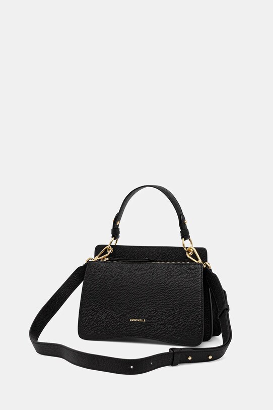 Doplňky Kožená kabelka Coccinelle COCCINELLE C-ME E1.SSL.18.03.01 černá