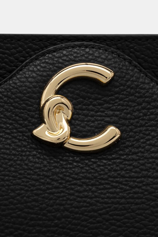 Kožená kabelka Coccinelle COCCINELLE C-ME černá E1.SSL.18.03.01